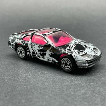 Matchbox Nissan 300 ZX Car Black w/ White Splatter Paint Working Suspension 1/64 - £11.96 GBP