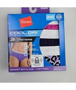 Hanes Women&#39;s Cool Dri Hipster Panties Tagless Wicking No Ride Up 3 pair... - $218.57 MXN