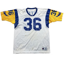 Jerome Bettis Jersey Los Angeles Rams Football Men’s 48 Champion Vintage Rare - £55.38 GBP