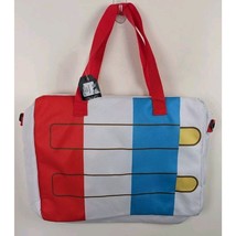 Cooler Bag Rocket Pop Popsicle Red White Blue 17.5x14x5.25&quot; Insulated Soft - £11.60 GBP