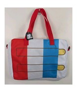 Cooler Bag Rocket Pop Popsicle Red White Blue 17.5x14x5.25&quot; Insulated Soft - $14.80