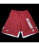 Nike Dri-FIT Shorts Men&#39;s Sz Small S  Alabama Crimson Tide Football Bask... - £19.54 GBP