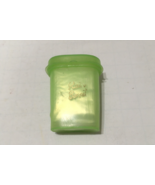 Vintage rain bonnet in small green plastic case - $27.16 CAD