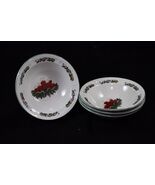 GEI Christmas Candles Soup Bowls Holiday  Lot of 4 Xmas - €4,41 EUR