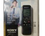 Sony ICD-PX312 2GB Handheld Digital Voice Recorder Black USB MP3 Pocket ... - $42.75