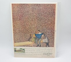 Magee Carpet Dog Dachshund Magazine Ad Print Design Advertising - $12.86