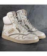 Coach Distressed Leather High-Top Sneaker White Size 9.5 D CK973 New Wit... - $3,724.66 MXN