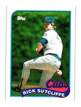 1989 Topps #520 Rick Sutcliffe Chicago Cubs - £2.24 GBP