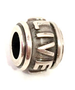 Brighton Marquee &quot;Live&quot; Bead, J95570, Brushed Silver Finish,  New - $12.34