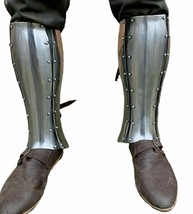 Medieval Greaves Armor Leg Knight Steel Larp Set LARP Pair Warrior SCA G... - £73.51 GBP