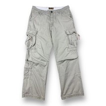 BKE Cabot Relaxed Beige Cargo Hiking Fishing Casual Pants Tagged Sz 34 - $29.69