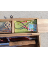 VINTAGE SAKURA 101 VENUS JAPENESE 8 pc FLY ROD w/ WOOD CASE & LURES - $64.35
