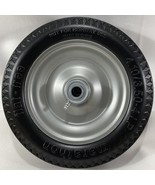 Marathon 4.10/3.50-4&quot; Flat Free All Purpose Utility Tire on Wheel 3.5&quot; C... - $34.63