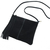 Suede Leather Fringed Shoulder Bag Female Envelope Small Crossbody Bag Women Nub - £46.07 GBP