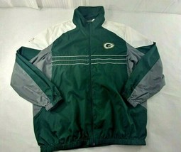 Green Bay Packers Sports Illustrated NFL Full-Zip Windbreaker Jacket Large - £30.07 GBP