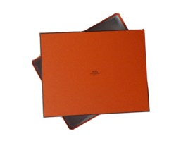 Hermes box rectangle medium for sandals gift quality empty 467 orange - £15.81 GBP