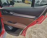 2019 Alfa Romeo Stelvio OEM Right Rear Door Trim Panel Brown - $185.63