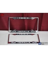 1963 Chevy Impala GM Licensed Front Rear License Plate Holder Retainer Frames - $1,979.99