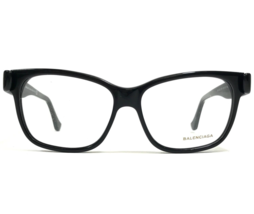 Balenciaga Eyeglasses Frames BA 5003 001 Black Square Cat Eye Oversize 5... - £122.70 GBP