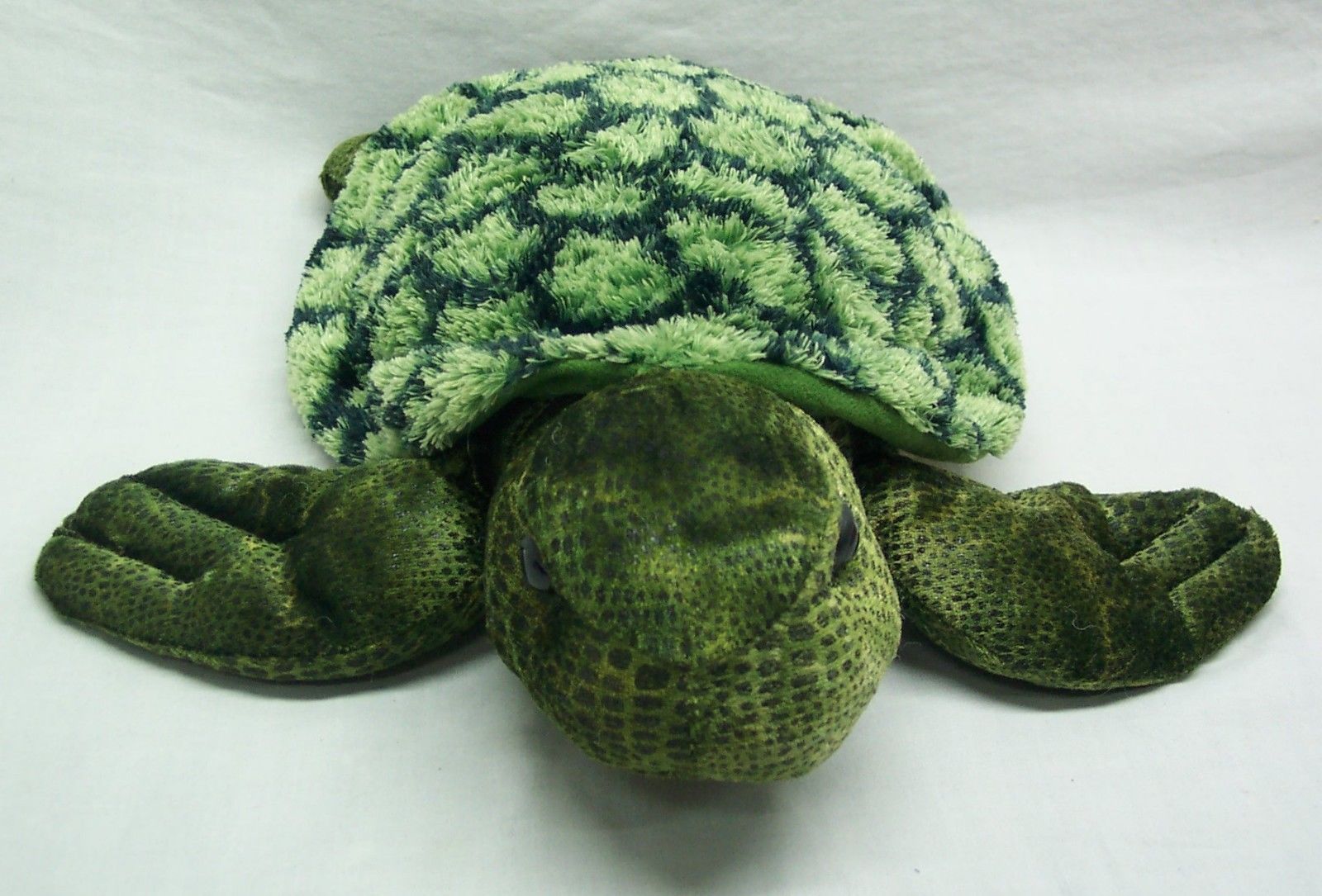 Aurora CUTE SOFT GREEN SEA TURTLE 11" Plush STUFFED ANIMAL Toy - £14.45 GBP