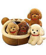 Poodle Plush Dog Toy Realistic 28cm Puppy Stuffed Animal Gift - $49.00