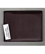 Men's wallet Kendall &amp; James  Bill Fold Black Leather Wallet - $12.00