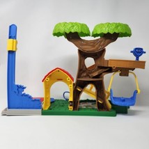Fisher Price Little People Big Animal Zoo Tree House Swing Pond Scale Playset - £26.82 GBP