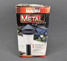 Malibu Low Voltage Metal Outdoor 7 Watt Glass Globe Walk Light CL403L NOB - £13.60 GBP