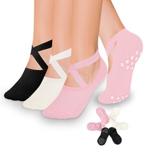 Grip Socks Yoga Socks With Grips For Women Non Slip, Pilates, Workout, P... - $27.99