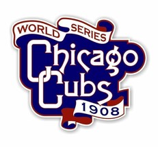 Chicago Cubs Vintage World Series 1908  Precision Cut Decal / Sticker - £3.13 GBP+