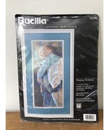 Vintage Bucilla Sleeping Newborn Counted Cross Stitch Craft Kit 7” x 16” - £19.76 GBP