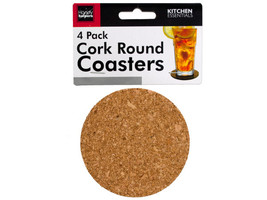 Round Cork Coasters 3.5 inch (Set of 8) - £3.46 GBP
