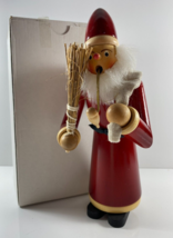 Vintage Incense German Volkskunst Seiffen Wooden Santa Smoker Handcrafted - £93.85 GBP