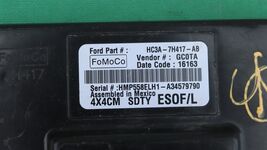 Ford 4x4 4WD 4x4CM TCCM Transfer Case Control Module HC3A-7H417-AB image 2