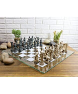 Ebros Olympus At War Greek Olympian Deities Resin Chess Pieces W/Glass B... - $1,446.43 MXN