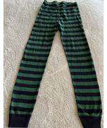 Hanna Andersson Boys Green Navy Blue Striped Pajama Pants 10 140 cm - $225.38 MXN