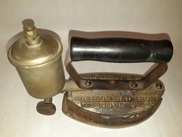 Vintage Steam Gas Iron Monitor Sad Model C Ohio USA Rustic - £108.24 GBP