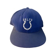 Vintage NFL Colts Hat by AJD Made in the USA, adjustable snap back Authentic NFL - £18.47 GBP