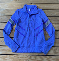 ivivva Lululemon girls half zip pullover jacket size 12 purple  P7 - £18.80 GBP