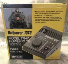 MRC Railpower 1370 Model Train Powerpack for HO &amp; N Gauge Trains Transfo... - £30.50 GBP