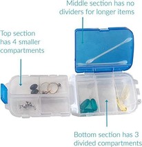 Brighter Days Trifold Pill Storage Travel Box Container jewelry Rings Ea... - £8.67 GBP