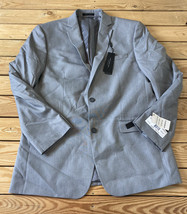 marc New York NWT $395 Men’s Button Up suit jacket size 42 Long Grey HG - £25.15 GBP
