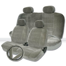 2000 2001 2002 2003 For Nissan Sentra Grey Velour Seat Cover - £35.11 GBP