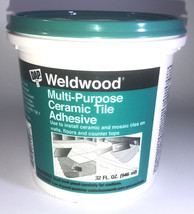 Dap Weldwood #25190 32 oz Multi-Purpose Ceramic Tile Adhesive-NEW-SHIPS N 24 HRS - £9.40 GBP