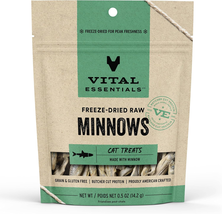 Freeze-Dried Raw Cat Treats, Minnows Treats, 0.5 Oz - $12.95