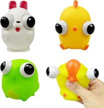 4 Pack Easter Squeeze Out Eyes Toys for Kids Boys Girls Toddlers Easter ... - £26.42 GBP