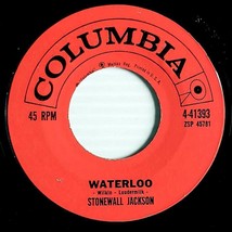 Stonewall Jackson - Waterloo / Smoke Along The Track [7&quot; 45 rpm Single] - $3.41