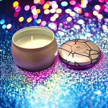 Sunset Park Copper Tin Candle Jasmine &amp; Lilac Scent 100% Soy Based MSRP $22 NWOB - £11.62 GBP