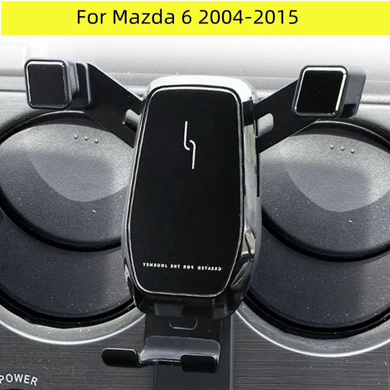 Car Mobile Phone Holder Stand GPS Stand Navigation Gravity Bracket For Mazda 6 - £17.53 GBP