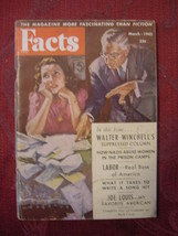 FACTS Magazine March 1945 Joe Louis Walter Winchell Leonard Lyons Lou Meyer - £11.22 GBP